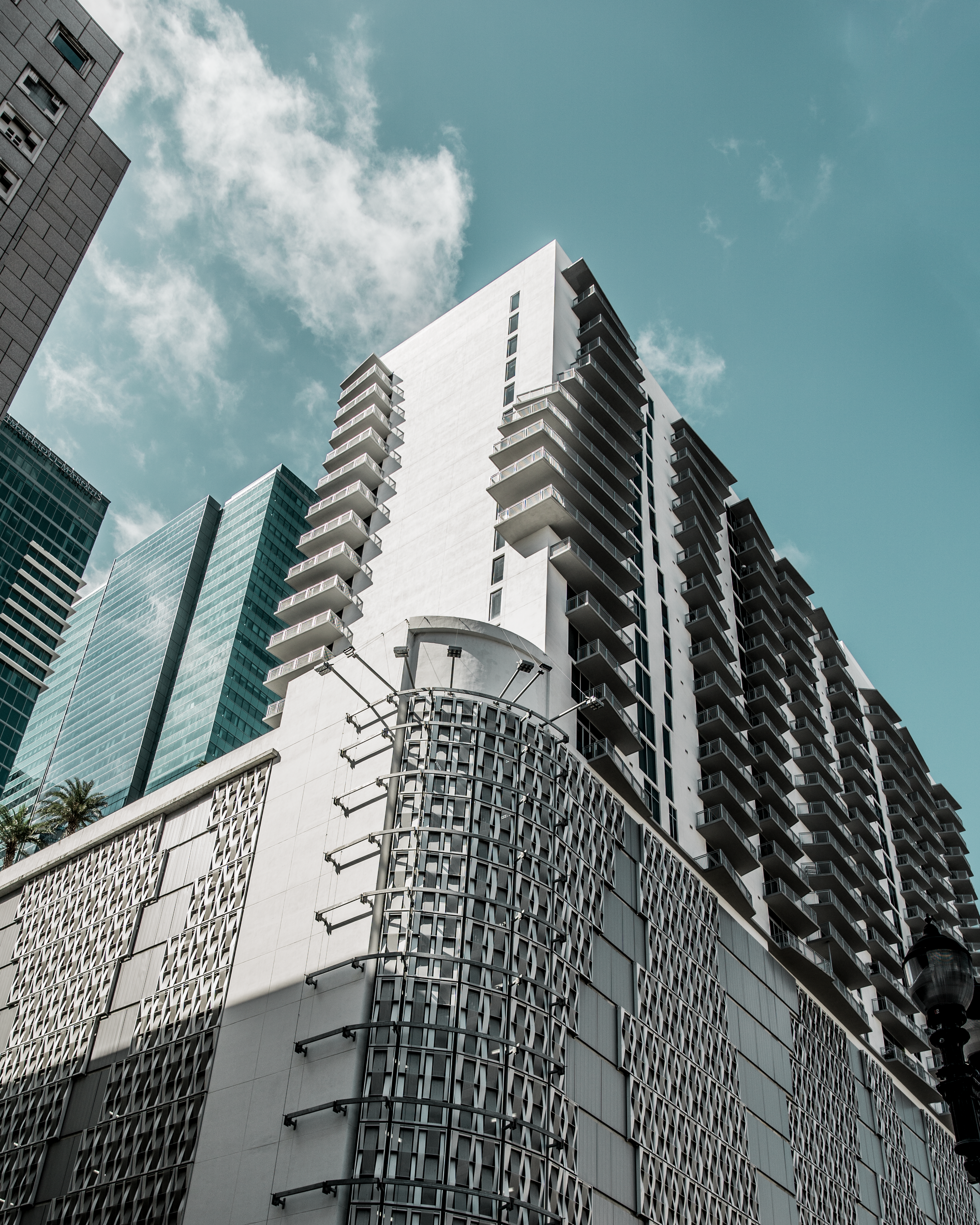 Worm's Eye View of Building